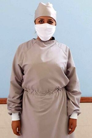 Minimalist Isolation Gown